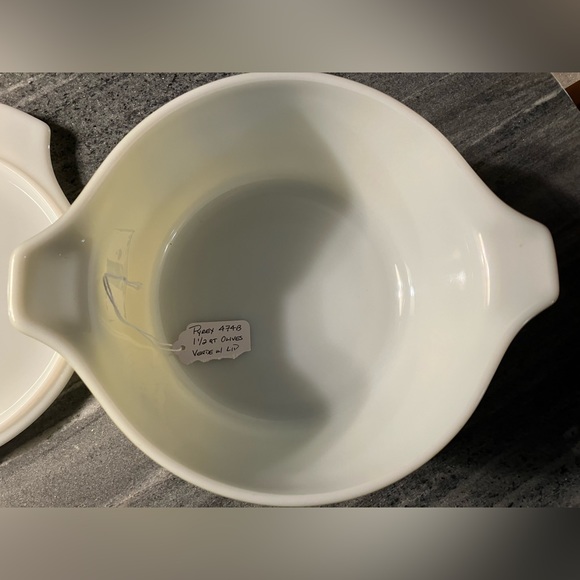 Pyrex 474, 473 olive verde with casserole dish with lids - Picture 6 of 15